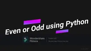 Even or Odd Program using Python | python ide