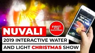 NUVALI   TEAM LAB Interactive Water and Light Christmas Show 2019 1