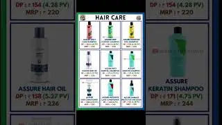VESTIGE ASSURE HAIR CARE #haircare #best #result #latest #shorts #trending #2025 #products #shampoo