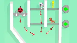 Kitten Rescue Home Pin Pull The Pin/ Pin Pull Mobile Game