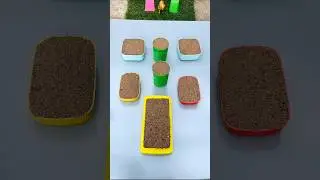 Oddly Satisfying Sand Cake Smash 😌 ASMR #shortsfeed #youtube #viral