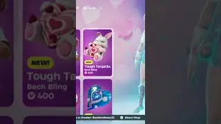 Tough Targetbunny Back Bling #fortnite
