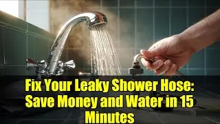 Fix Your Leaky Shower Hose: Save Money and Water in 15 Minutes