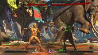 Injustice 2: Black Preon Tries Out The New Bane!