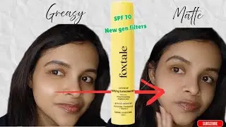 FOXTALE MATTIFYING SUNSCREEN SPF 70 WORTH THE HYPE? |💯NON-SPONSORED & HONEST✅