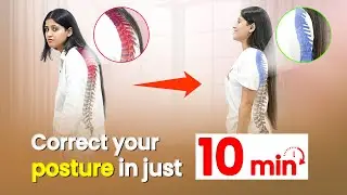 Fix Your Posture in 10 Minutes | 5 Easy Exercises to Look Taller & Confident | Posture Correction