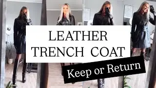 Leather Trench Coat - Wittchen | Keep or Return