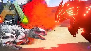 Ark Survival Evolved - INDOMINUS REX VS WARDENS (Ark Modded Gameplay)