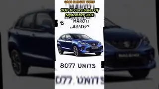seltos vs nexon Top 10 cars Sales September 2021 #shorts