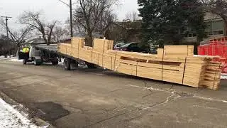 Roof Truss Delivery