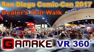 Comic Con 2017 Convention Hall Walkthrough - (4K Stereoscopic 360 VR)