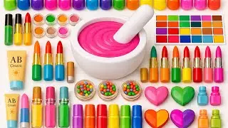 🔴LIVE| Satisfying Slime ASMR Video | DIY How To Make Rainbow Slime Mixing Glitters Makeup Squishy