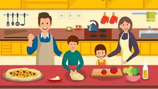 Pizza making by my Family funny  #GameAnimation #MinecraftAnimation #RobloxAnimation #AnimatedGames