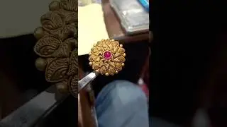 latest gold cocktail ring design with weight 6gram// new umbrella ring design// #trendingring #rings
