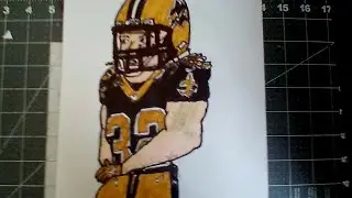 How to draw Tyrann Mathieu with the New Orleans Saints.