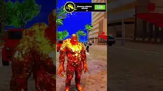 STONE GIANT VS 👮 POLICE TRANSFORMER CAR FIGHT IN😈 ROPE HERO VICE 😈😈TOWN/NEW UPDATE😇😇