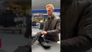 Verwarmde handschoenen voor op de motor