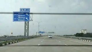 Driving on kgp & kmp highway from palwal to sonepat