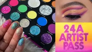 Morphe 24A Artist Pass Palette Swatches|| Review and First impression