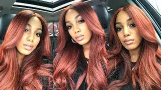 Easiest Way To Get Red Hair in One Step - Loreal Hicolor on my Kinky Straight Wig