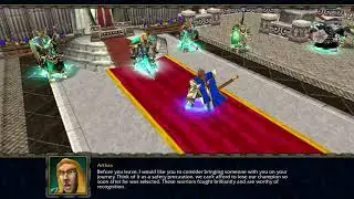 Arthas gives Adias letter for Muradin Bronzebeard