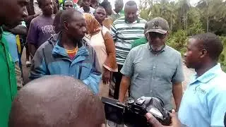 MH. KINJEKETILE NGOMBALE MWIRU MBUNGE JIMBO LA KILWA KASKAZINI AFANYA ZIARA YA KATA YA NAMAYUNI 