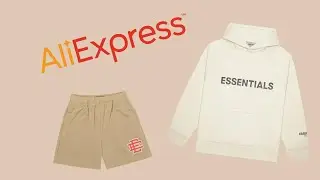 Replica Essentials hoodie and Eric Emanuel shorts from AliExpress