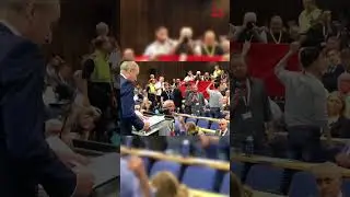 Protesters heckling T&aacute;naiste Miche&aacute;l Martin removed from forum on International Security Policy