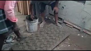 Large Bathroom Tile Design Installation
