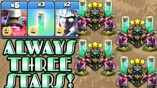 5 Thrower + 2 Electro Titan + 3 Invisibility Spell = Destroyed Everything!! Th17 Attack Strategy COC