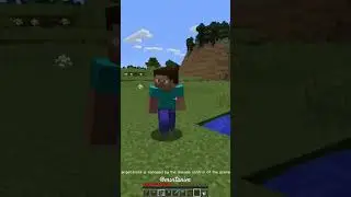 Minecraft Herobrine's Incredible Help To Steve❤️😄#shorts #herobrine #minecraft