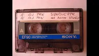DJ Ten   at home studio Syndicate 1999