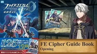 Fire Emblem Cipher Official Guide Book Opening with Robin Card