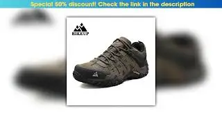 Limited HIKEUP Men's hiking shoes Mountain trekking outdoor shoes Wear-resistant Men walking Suede&bull;