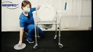 Commode Chair With Wheels Folding