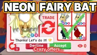 Trading NEW NEON FAIRY BAT DRAGON! (Crazy offers…) 😱