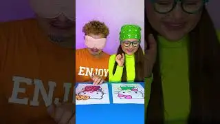 Mom & Blind Kitty's Colorful Art Adventure! 🎨🐾