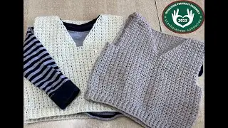 Tuto d&eacute;bardeur au crochet vid&eacute;o solidaire &hearts;️toutes tailles @AlextitiaTutoCrochet