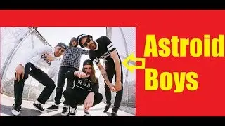 Astroid Boys band at the Alexandra palace - London.