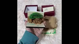 Tree, 3D sticky notes, birthday gifts, custom design, home decor, office supplies, miniature models