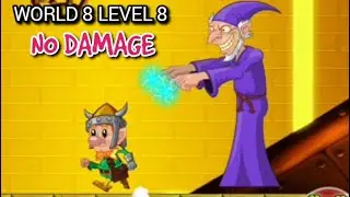 Lep's World BOSS FIGHT NO DAMAGE | WORLD 8 LEVEL 8 | playtrough