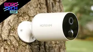 Распаковка беспроводной водонепроницаемой камеры видеонаблюдения MOREXIMI для улицы: хорошие технологии, недорого