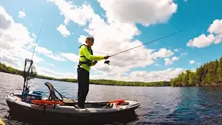 Achigan &agrave; grande bouche en KAYAK! (Gros Bass)