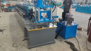 Adjustable C Channel Roll Former Machine #keel #building #machine #manufacture