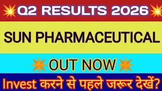 Sun Pharma Q2 Results 2025 🔴 Sun Pharma Result 🔴 Sun Pharma Latest News 🔴 Sun Pharma Stock Analysis