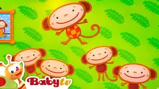 Five Little Monkeys Jumping on the Bed | Fun Counting Song for Toddlers