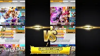 LL Super Saiyan 2 Gohan Vs LL Super Saiyan God Goku & Hit Banner Summon | Dragon Ball Legends 