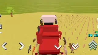 Blocky Farm Racing & Simulator | Rice Harvest | Android Gameplay #32