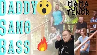 @Thevoiceplay Daddy Sang Bass (Johnny Cass Acapella Cover) Reaction