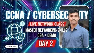 🔴 Live: Networking for Cybersecurity Masterclass (CCNA to Hacker) #Cybersecurity #Networking